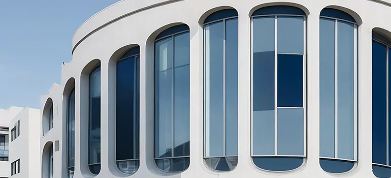 Geometric Window Curtains in San Mateo, CA