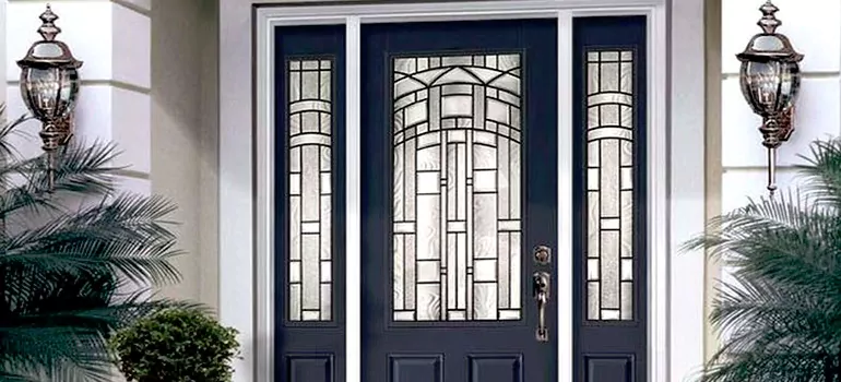 Stained Glass Door Panels in San Mateo, CA