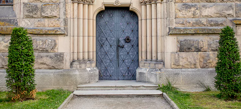 Traditional Double Front Doors in San Mateo, CA