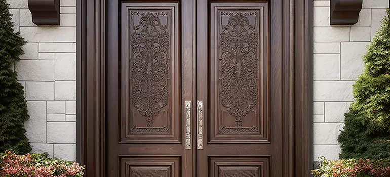 Double Front Doors in San Mateo, CA