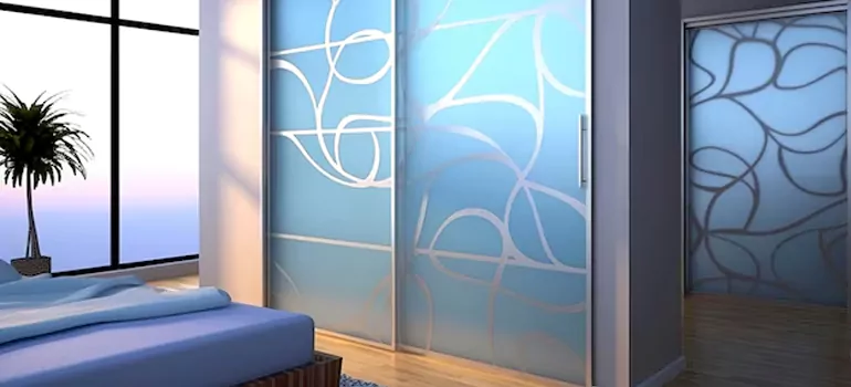 Frosting Glass Cabinet Doors in San Mateo, CA