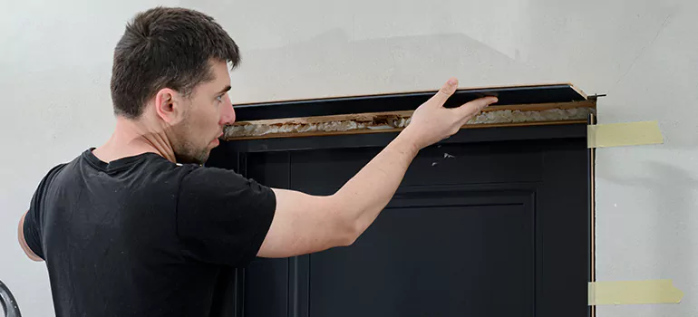 Wood Door Hole Repair in San Mateo, CA