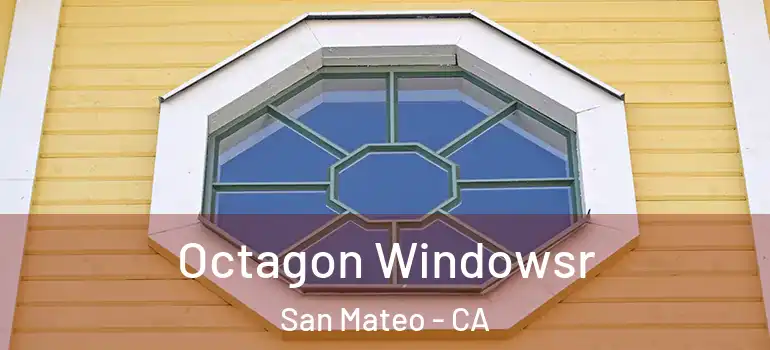  Octagon Windowsr San Mateo - CA